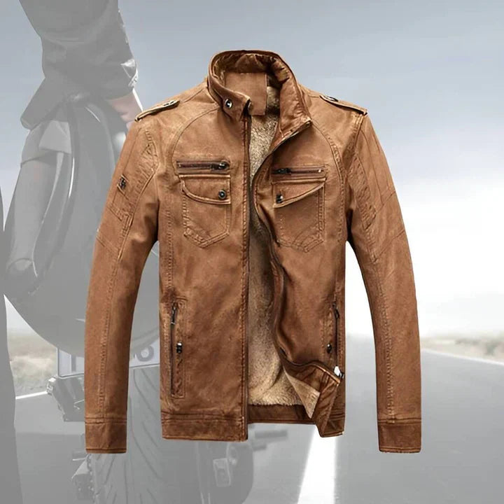 Darren | Men's Slim-Fit Biker Jacket