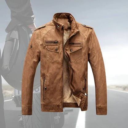 Darren | Men's Slim-Fit Biker Jacket