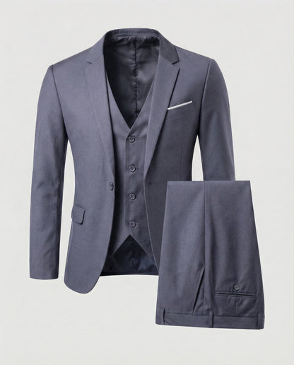 Zachary | Men's Premium Wool-Blend Suit