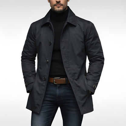 Edward | Men's Tailored Structured Coat for Winter