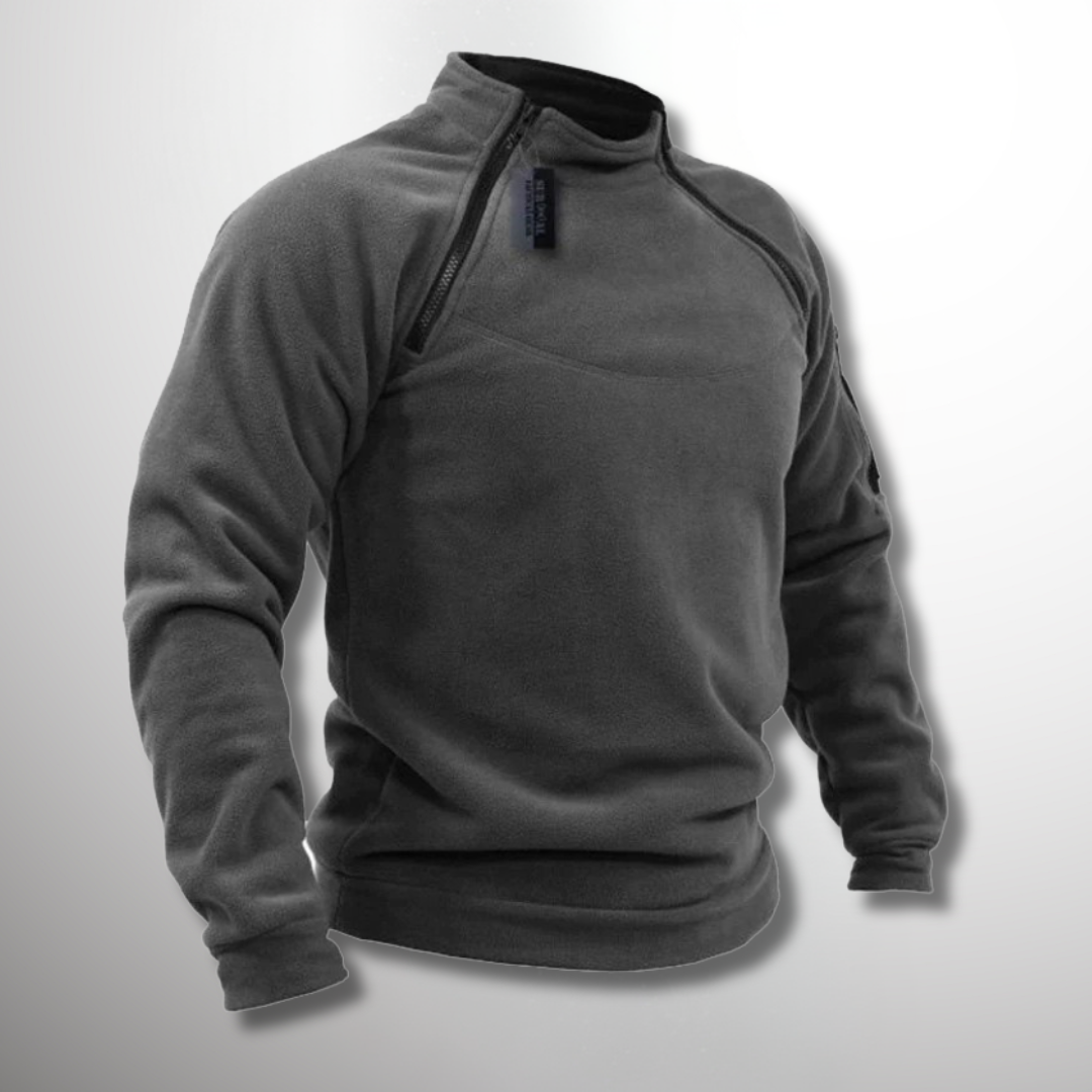 Derrick | Men's Stylish Quarter-Zip Mock Neck Sweater