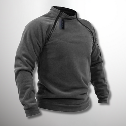 Derrick | Men's Stylish Quarter-Zip Mock Neck Sweater