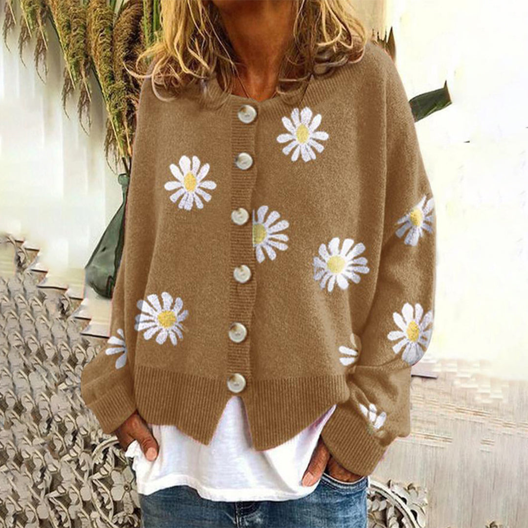 Sandy | Women's Elegant Button-Down Cardigan for Winter