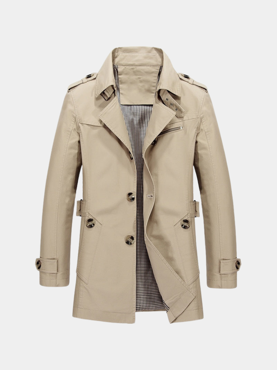 Daniel | Men's Long Business Windbreaker Jacket
