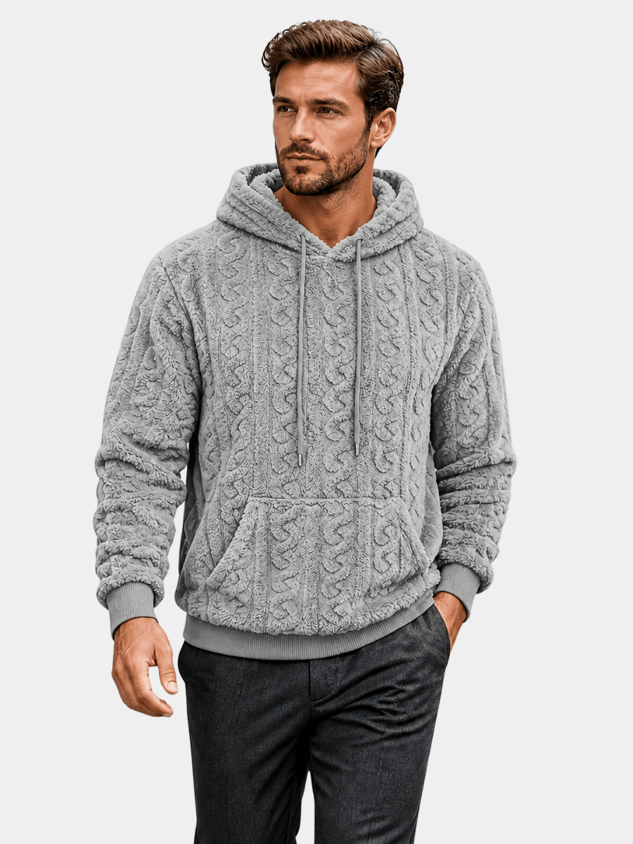 Harvey | Men's Stylish Zip-Up Stripe Hoodie for Winter