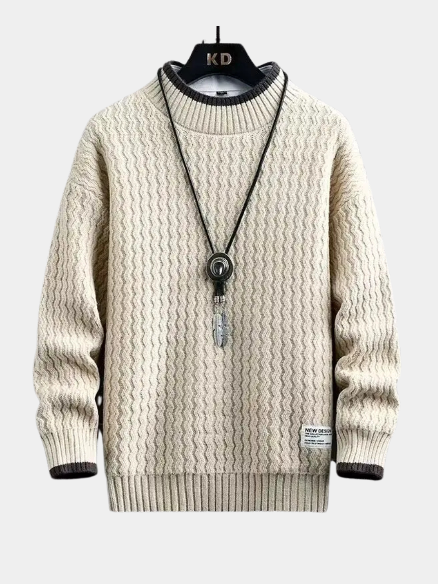 Zachary | Men's Classic Knit Jumper for Winter