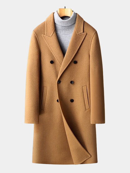 Ian | Men's Mid-Length Lapel Coat for Winter