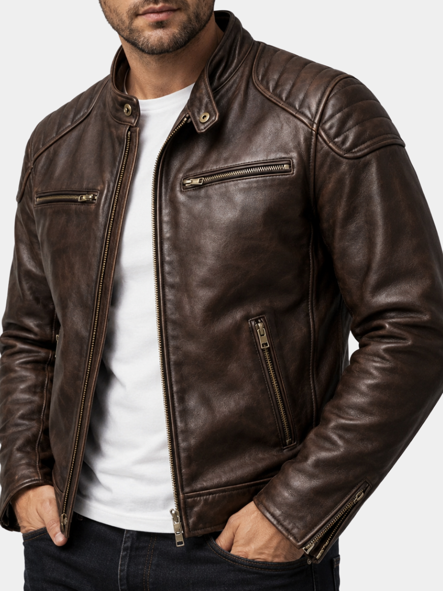 Samuel | Men's Rugged Motorcycle Jacket