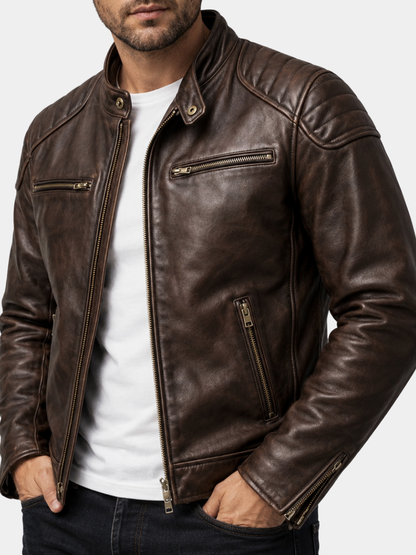 Samuel | Men's Rugged Motorcycle Jacket