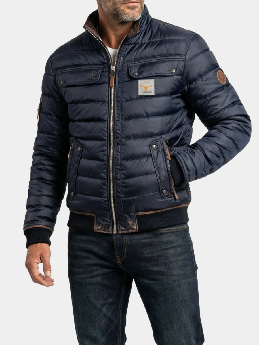 Ross | Men's Vintage Stand-Collar Jacket
