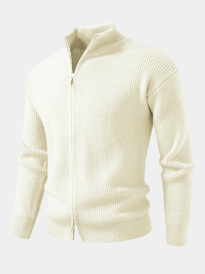 Felix | Men's Textured Full-Zip Cardigan for Winter