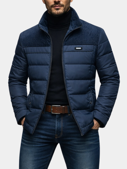 Ethan | Men's Quilted Fleece Jacket for Winter