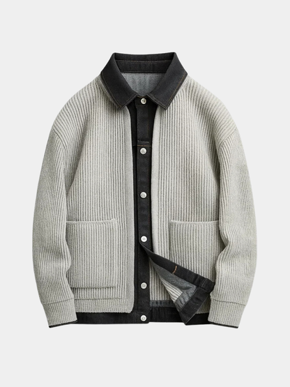 Samuel | Men's Premium Merino Wool Cardigan Jacket for Winter