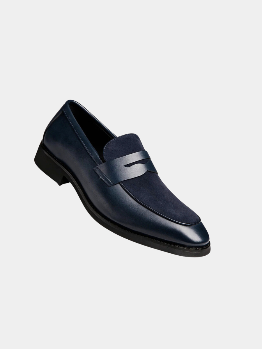 Cameron | Men's Suede Penny Loafers