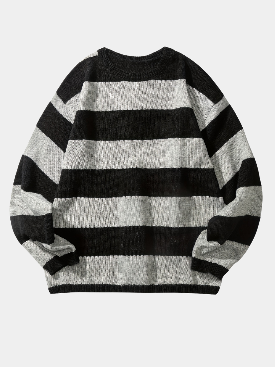 Matthew | Men's Striped Knit Pullover Jumper for Winter