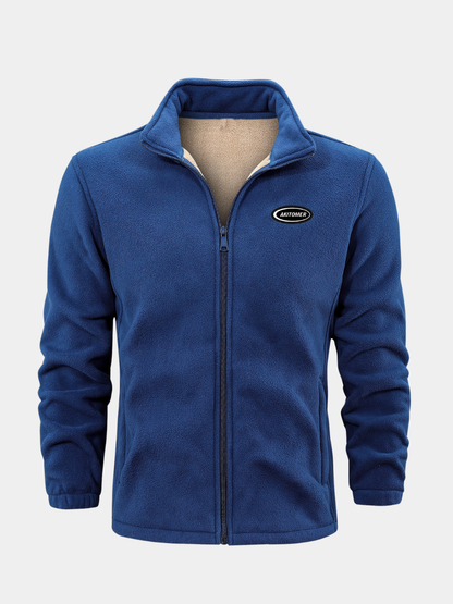 William | Men's Stand-Collar Fleece Jacket for Winter