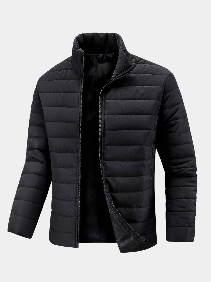 Sam | Men's Padded Stand-Collar Coat for Winter