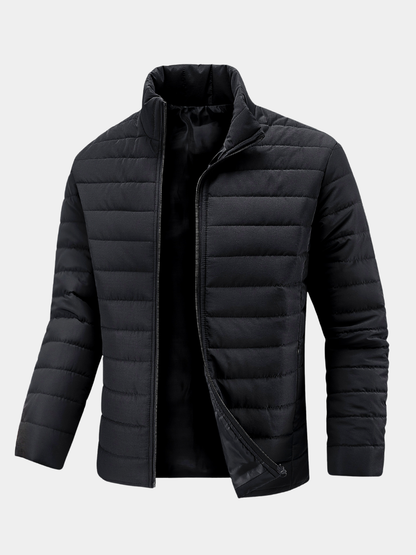 Sam | Men's Padded Stand-Collar Coat for Winter