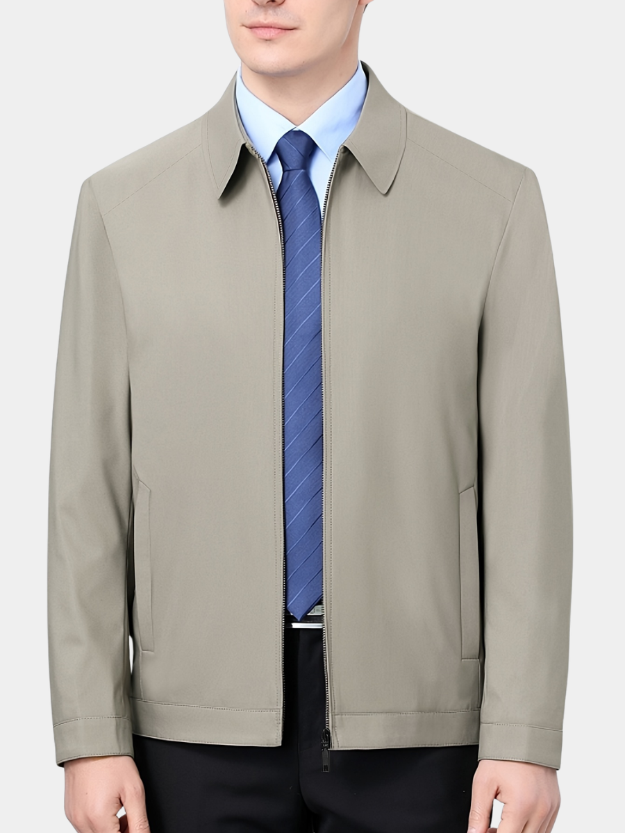 Joshua | Men's Zipper Lapel Jacket