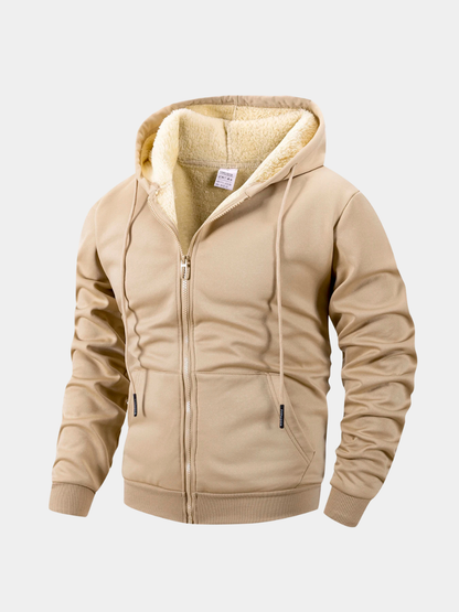 Freddie | Men's Cosy Fleece Zip-Up Hoodie for Winter