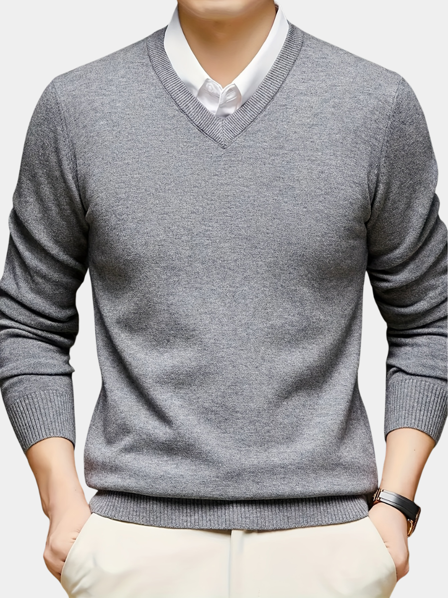 Rory | Men's Classic V-Neck Jumper for Winter