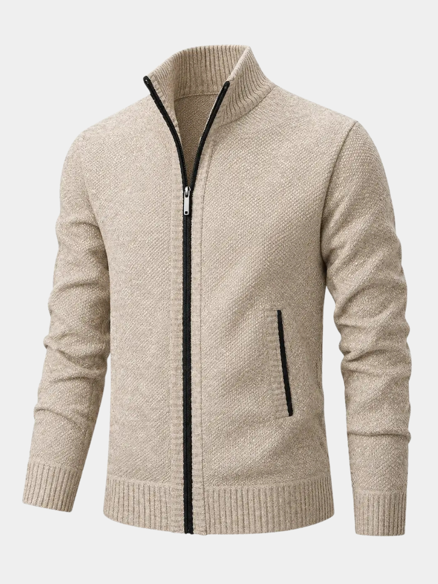 Joseph | Men's Stylish Knit Zip-Collar Jumper for Winter
