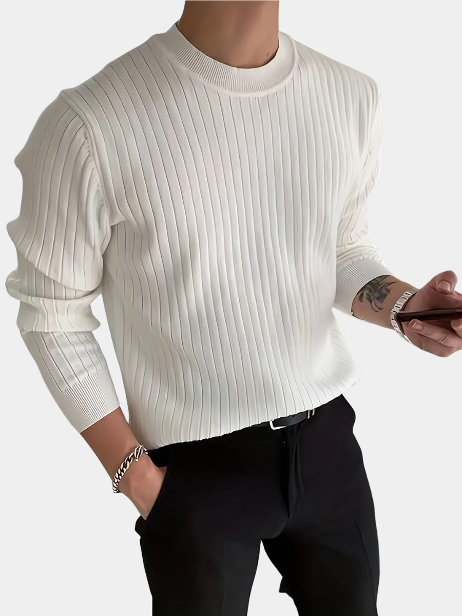 Jack | Men's Classic Round-Neck Knit Jumper for Winter