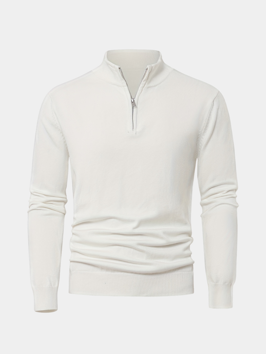 Thomas | Men's High-Neck Zip-Up Jumper for Winter