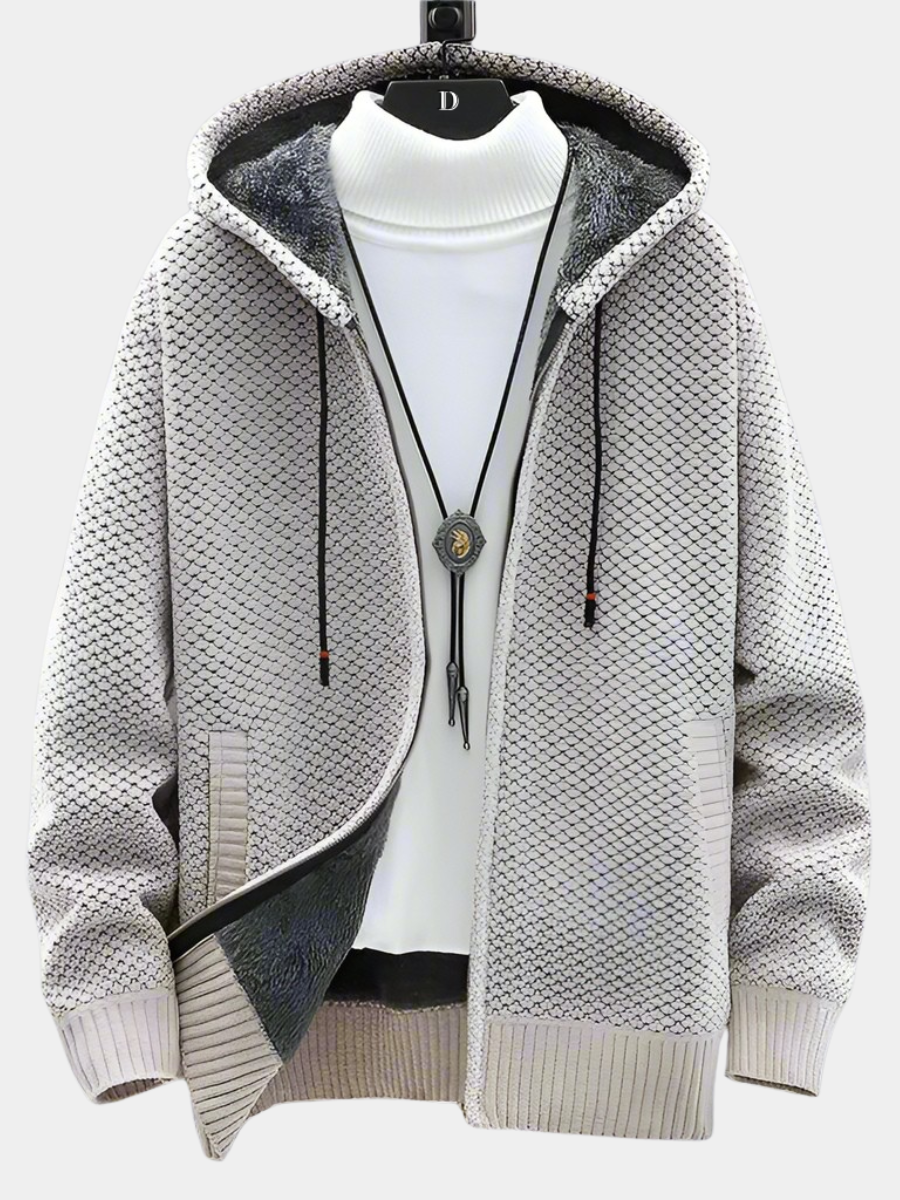 Sam | Men's Cosy Knitted Hoodie for Winter