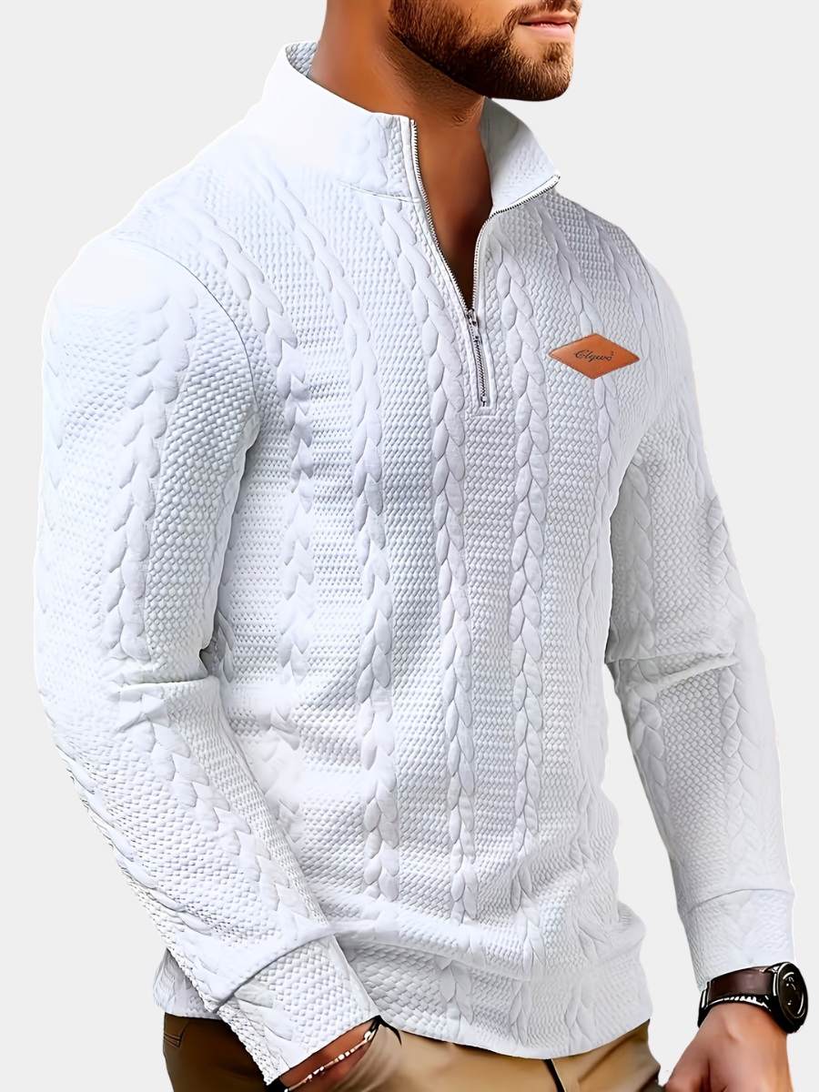 Rory | Men's Zipper Knit Jumper for Winter
