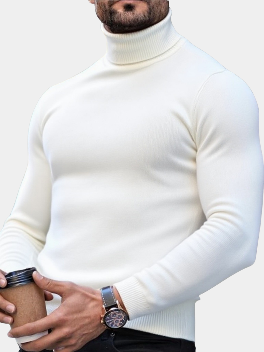 William | Men's Classic Turtleneck Jumper for Winter