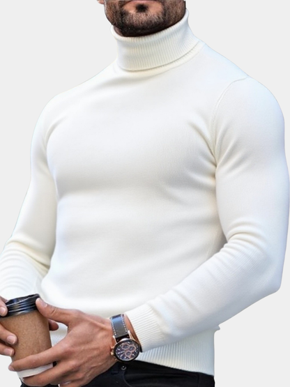 William | Men's Classic Turtleneck Jumper for Winter