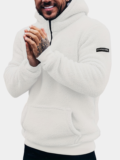Lewis | Men's Plush Fleece Zip-Up Hoodie for Winter