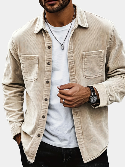 Oscar | Men's Stylish Corduroy Overshirt