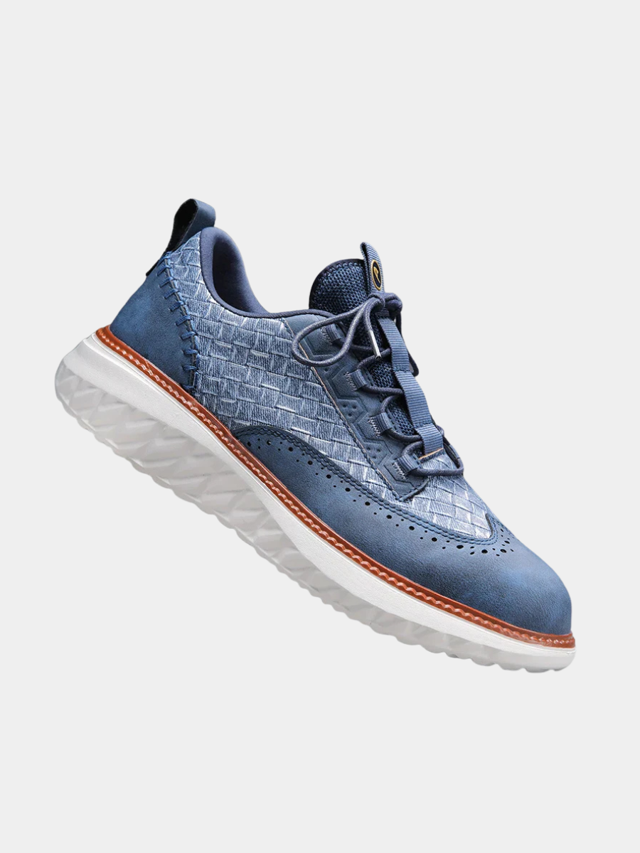 Toby | Men's Breathable Leather Trainers