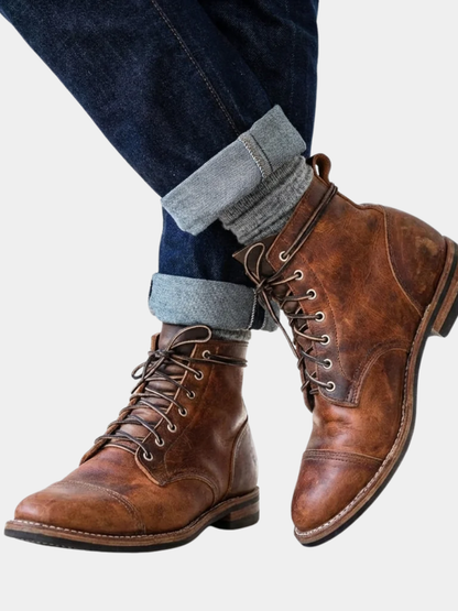Lewis | Men's Velcro Ankle Boots
