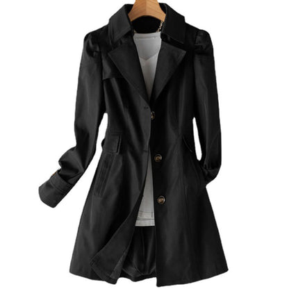 Leslie | Women's Elegant Fit-and-Flare Trench Coat