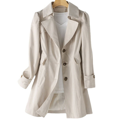 Leslie | Women's Elegant Fit-and-Flare Trench Coat