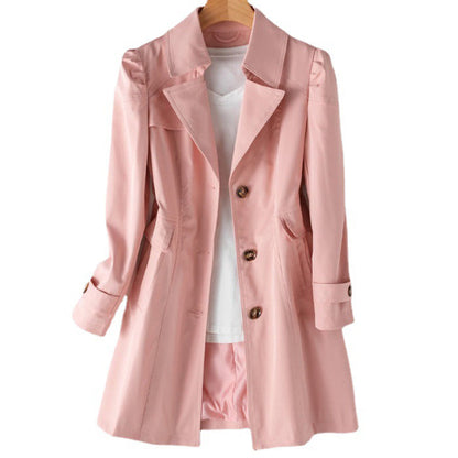 Leslie | Women's Elegant Fit-and-Flare Trench Coat