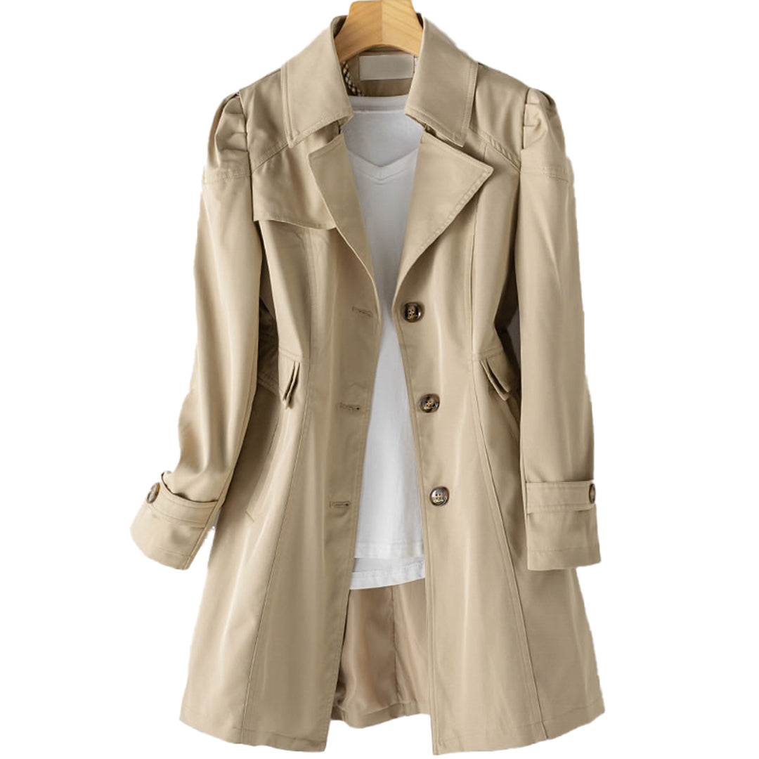 Leslie | Women's Elegant Fit-and-Flare Trench Coat