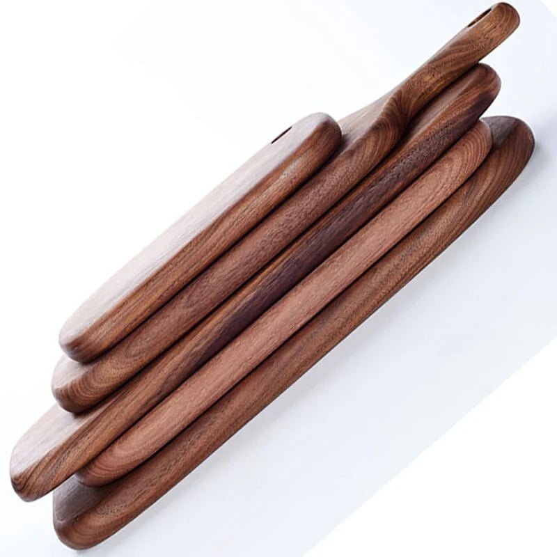Lattea | Black Walnut Cutting and Serving Board with Elegant Design | Multi-Purpose Kitchen Tool for Chopping and Serving