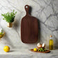 Lattea | Black Walnut Cutting and Serving Board with Elegant Design | Multi-Purpose Kitchen Tool for Chopping and Serving