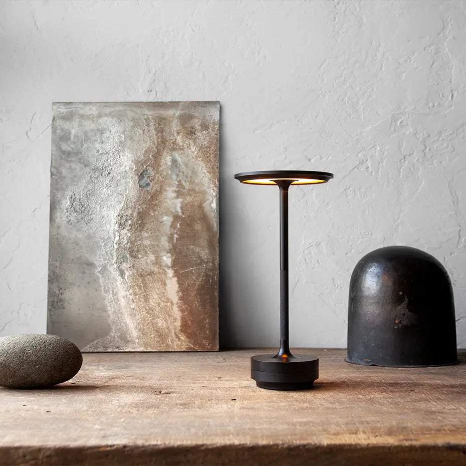 LumiGlow | Cordless Table Lamp with Dimmable Touch Control | Versatile Bedside Lighting
