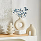 Luna Collection | Large White Ceramic Vase Set with Textured Matte Finish | Elegant Decor for Modern Interiors