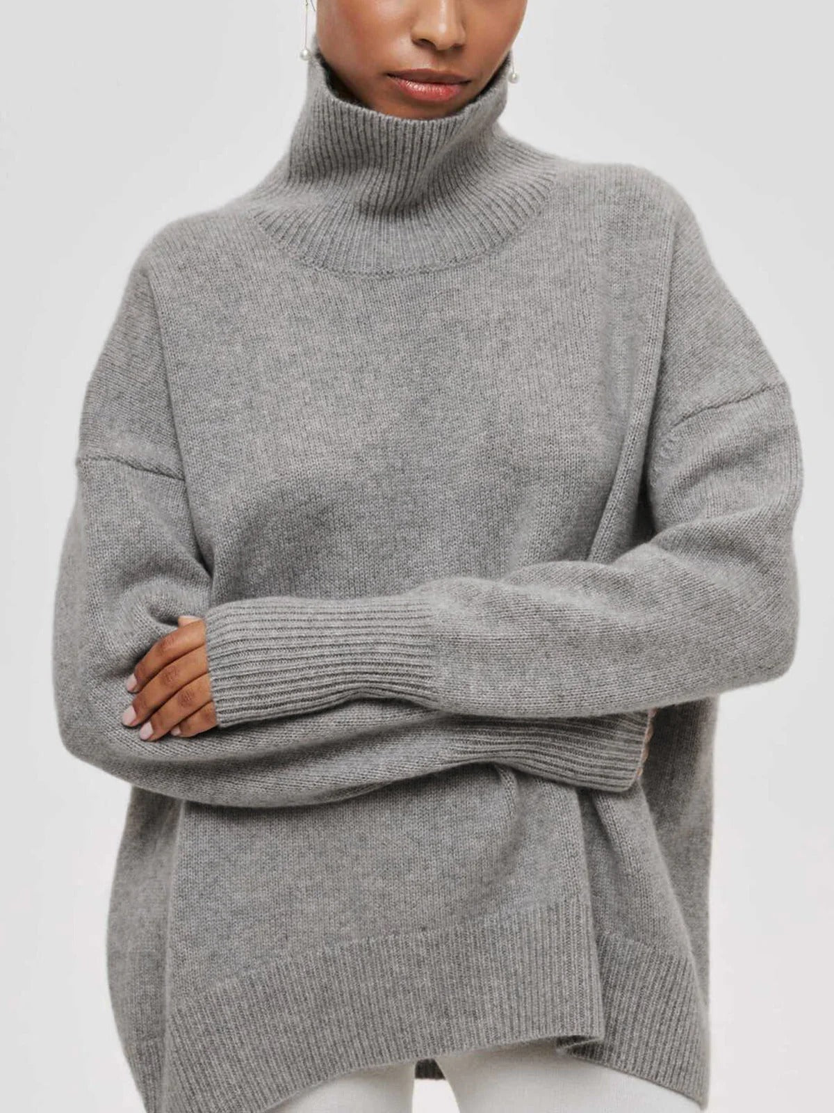 Colleen | Women's Cosy Oversized Turtleneck Jumper for Winter