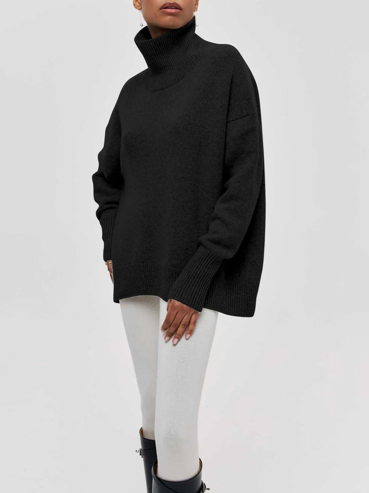 Colleen | Women's Cosy Oversized Turtleneck Jumper for Winter