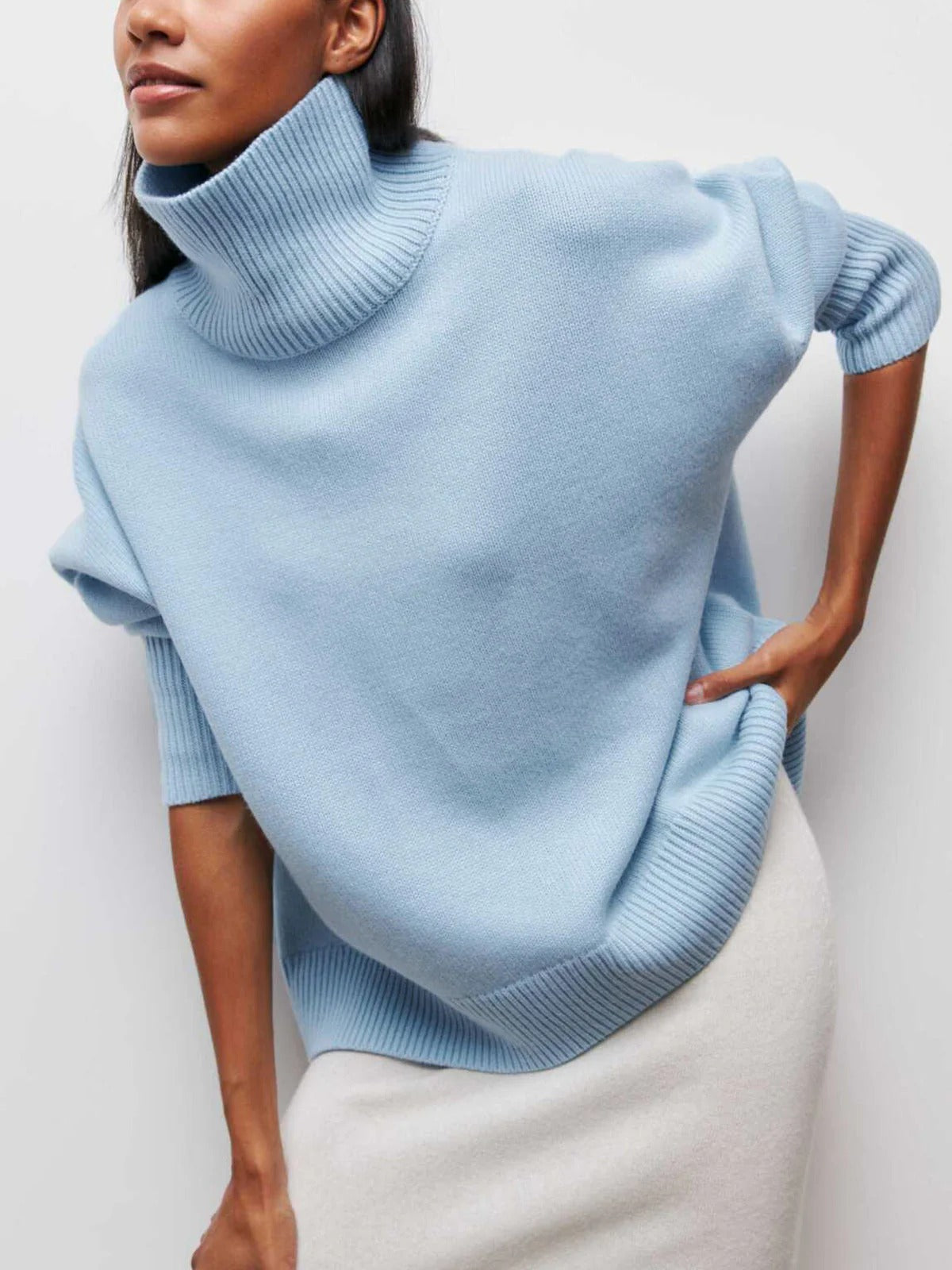 Colleen | Women's Cosy Oversized Turtleneck Jumper for Winter