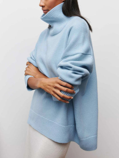 Colleen | Women's Cosy Oversized Turtleneck Jumper for Winter