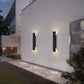 LuxeWall | Modern Outdoor Wall Lights with Weatherproof Aluminum & LED Design | Elegant Illumination for Gardens