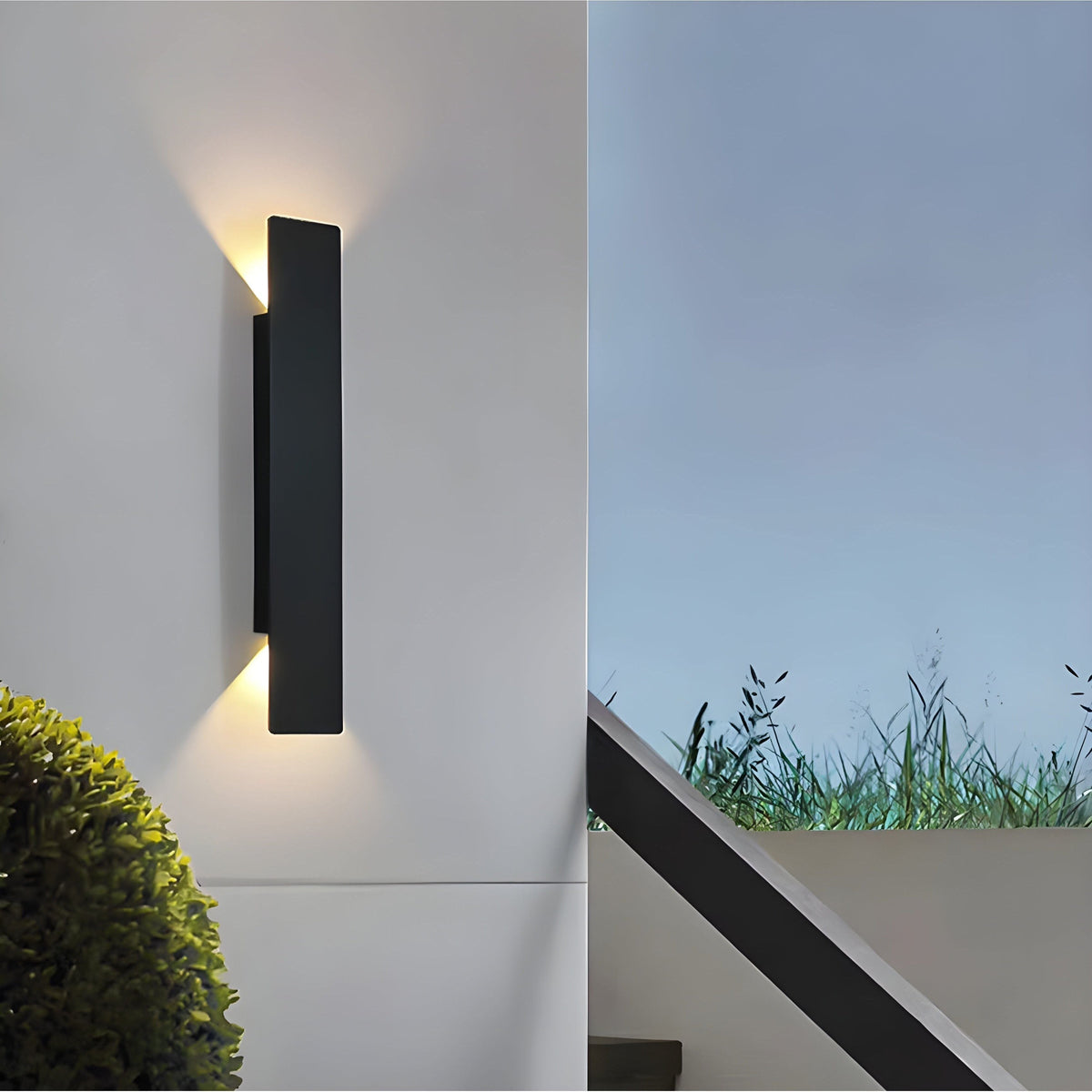 LuxeWall | Modern Outdoor Wall Lights with Weatherproof Aluminum & LED Design | Elegant Illumination for Gardens
